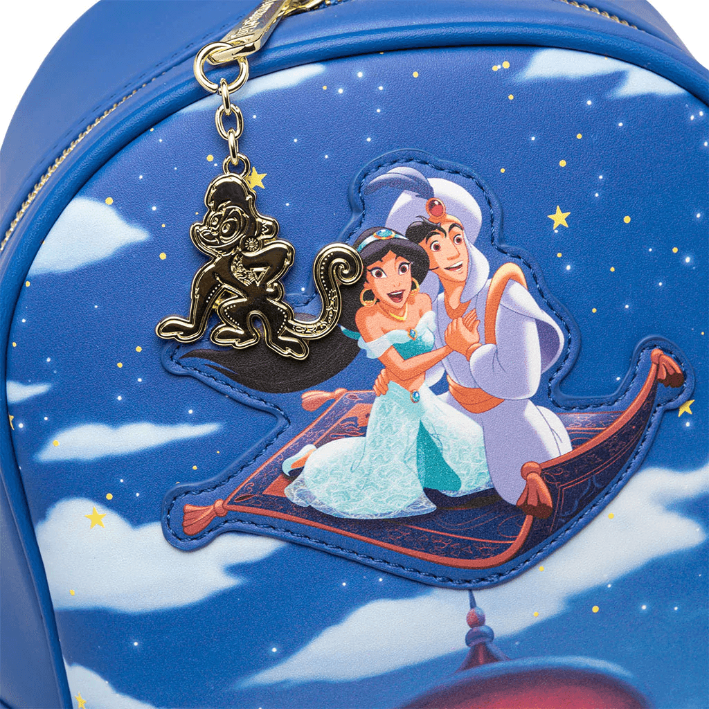 LOUWDBK2241 Aladdin (1992) - Aladdin and Jasmine Magic Carpet Ride Mini Backpack - Loungefly - Titan Pop Culture