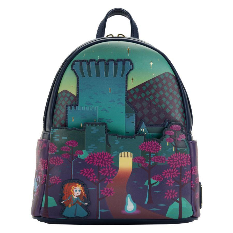 LOUWDBK2369 Brave - Castle Mini Backpack - Loungefly - Titan Pop Culture