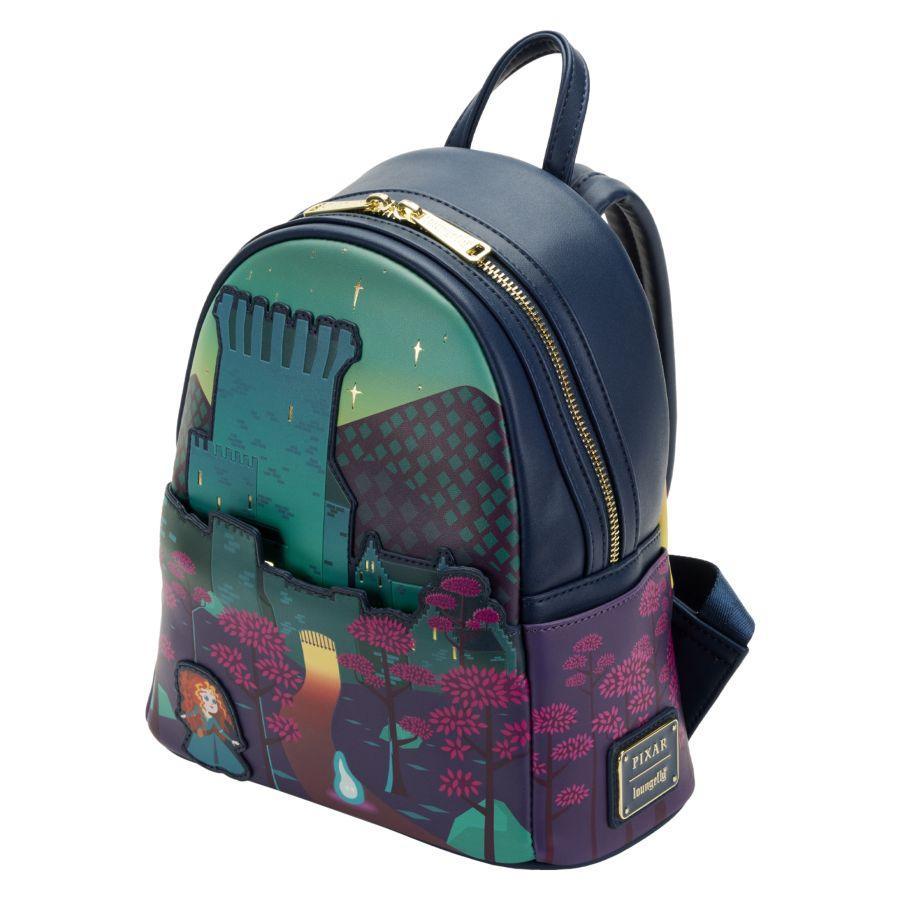 LOUWDBK2369 Brave - Castle Mini Backpack - Loungefly - Titan Pop Culture