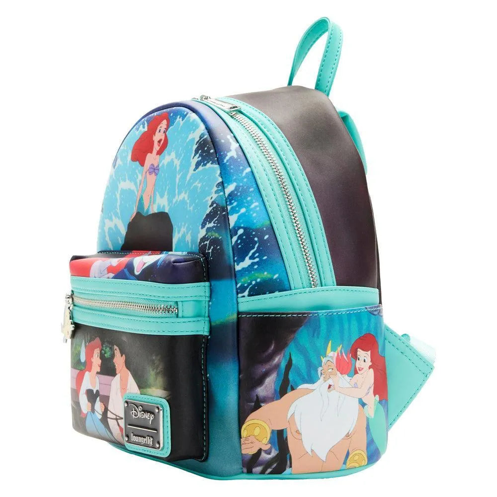 LOUWDBK2486 The Little Mermaid (1989) - Princess Scenes Mini Backpack - Loungefly - Titan Pop Culture