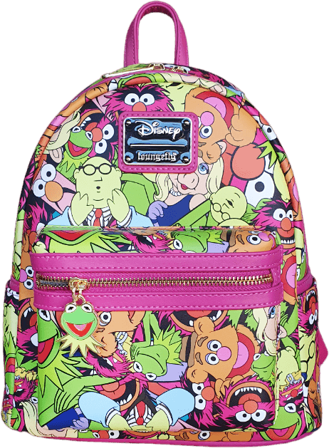 LOUWDBK2605 Muppets - Muppets Print US Exclusive Mini Backpack [RS] - Loungefly - Titan Pop Culture