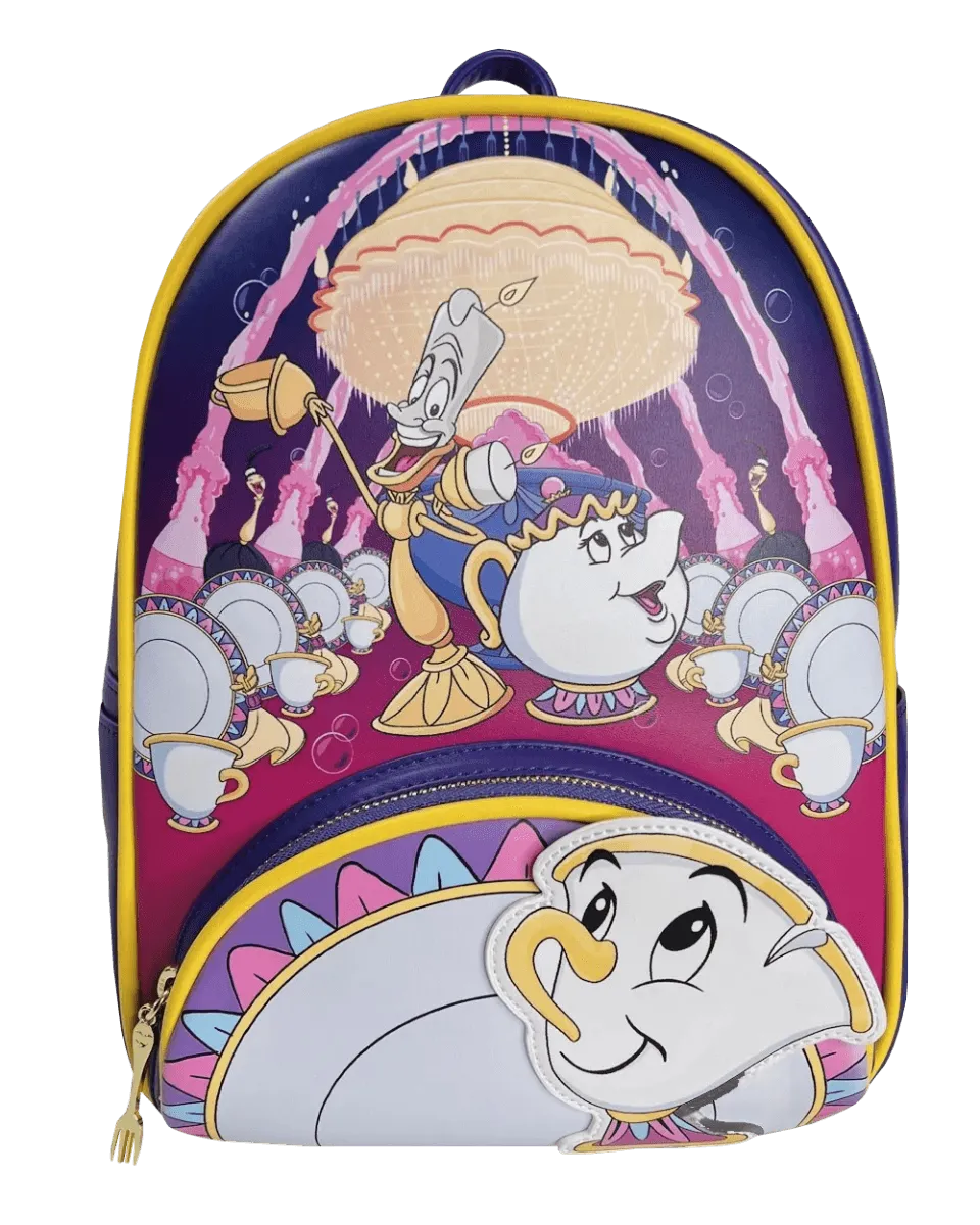 LOUWDBK2647 Beauty and the Beast (1991) - Be Our Guest Mini Backpack [RS] - Loungefly - Titan Pop Culture