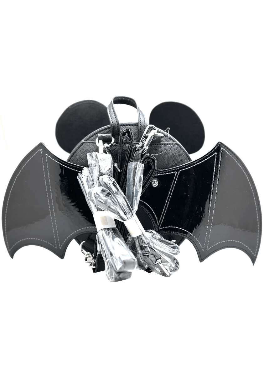 LOUWDBK2728 Disney - Minnie Mouse Bat US Exclusive Convertible Mini Backpack [RS] - Loungefly - Titan Pop Culture