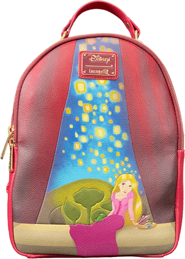 LOUWDBK2754 Tangled - Art 11" Mini Backpack [RS] - Loungefly - Titan Pop Culture