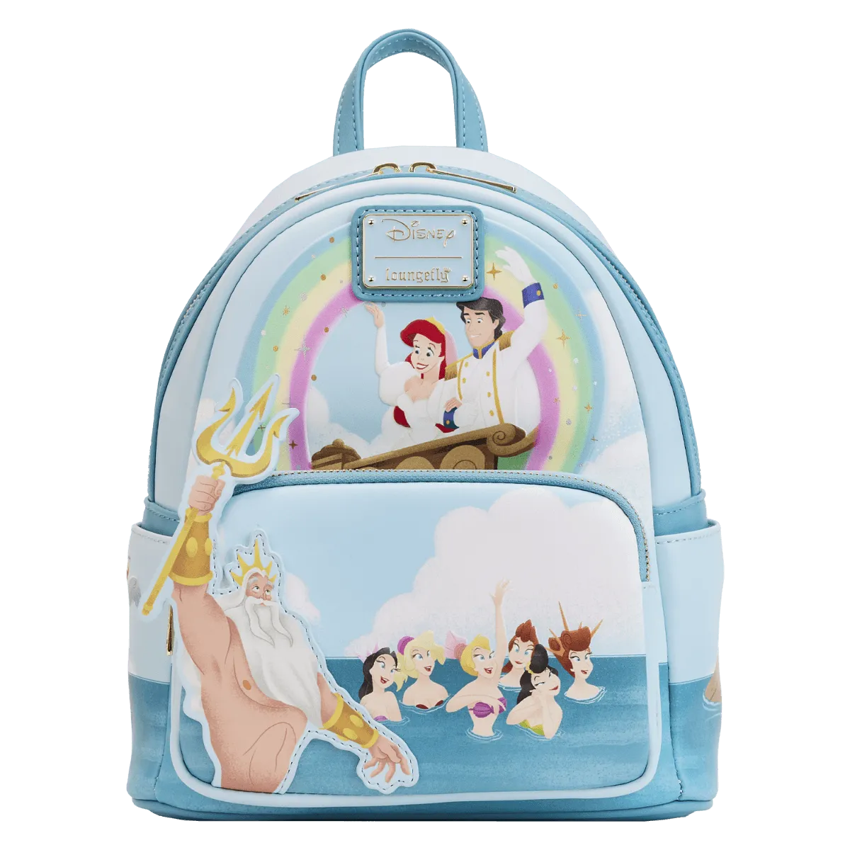 LOUWDBK2931 The Little Mermaid (1989) - Triton's Gift Mini Backpack - Loungefly - Titan Pop Culture