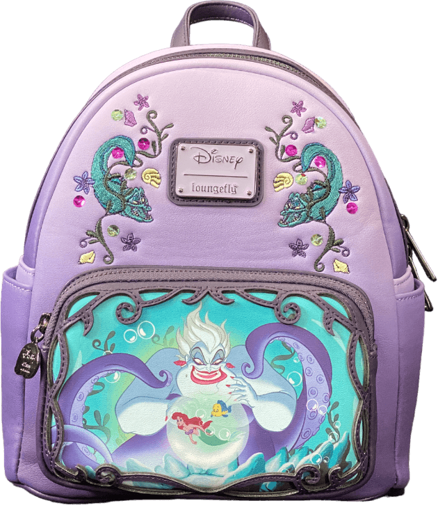 LOUWDBK2935 Disney Villains - Ursula Stories 10" Mini Backpack [RS] - Loungefly - Titan Pop Culture