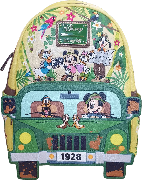 LOUWDBK3053 Disney - Mickey & Friends Jungle US Exclusive Backpack [RS] - Loungefly - Titan Pop Culture