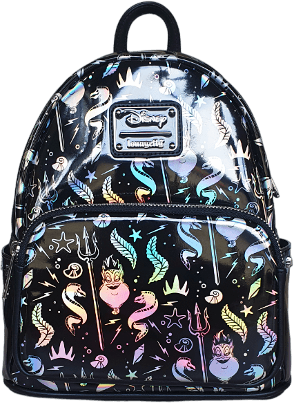 LOUWDBK3093 Disney Villains - Ursula Iridescent US Exclusive Mini Backpack [RS] - Loungefly - Titan Pop Culture