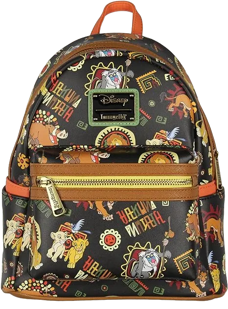 LOUWDBK3180 The Lion King (1994) - Art Print US Exclusive Mini Backpack [RS] - Loungefly - Titan Pop Culture