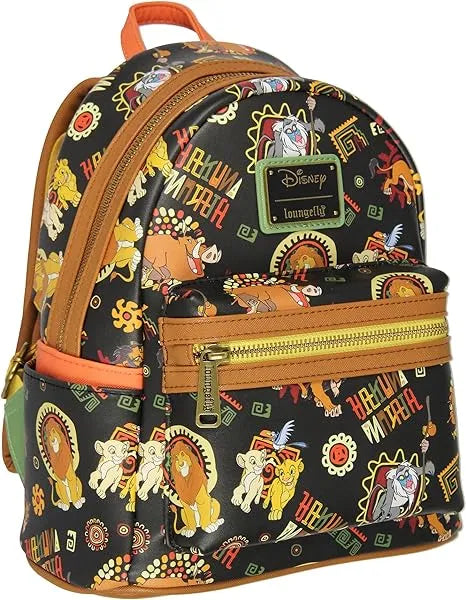 LOUWDBK3180 The Lion King (1994) - Art Print US Exclusive Mini Backpack [RS] - Loungefly - Titan Pop Culture