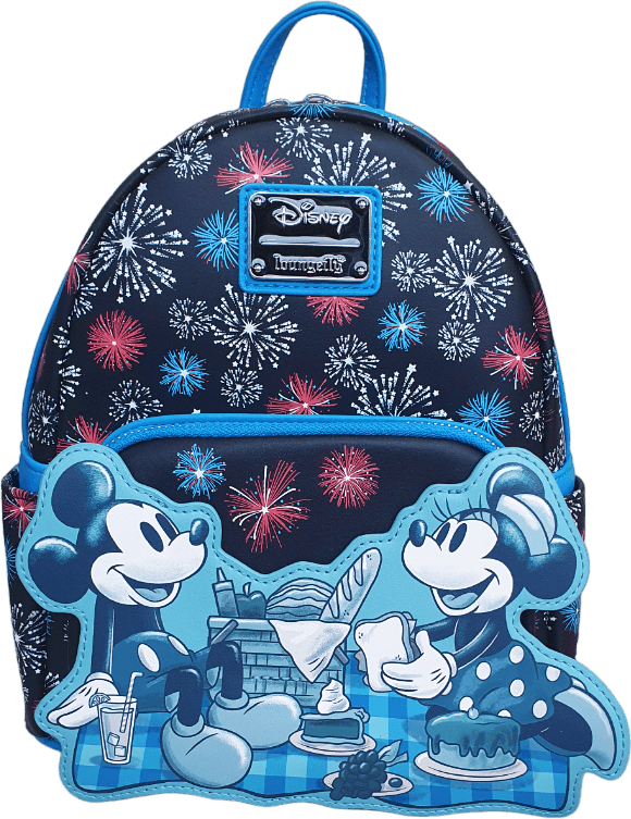 LOUWDBK3183 Disney - Mickey & Minnie Summer Picnic US Exclusive Mini Backpack [RS] - Loungefly - Titan Pop Culture