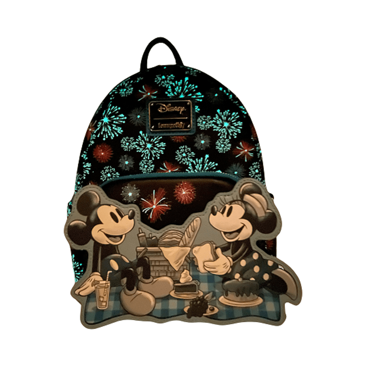 LOUWDBK3183 Disney - Mickey & Minnie Summer Picnic US Exclusive Mini Backpack [RS] - Loungefly - Titan Pop Culture