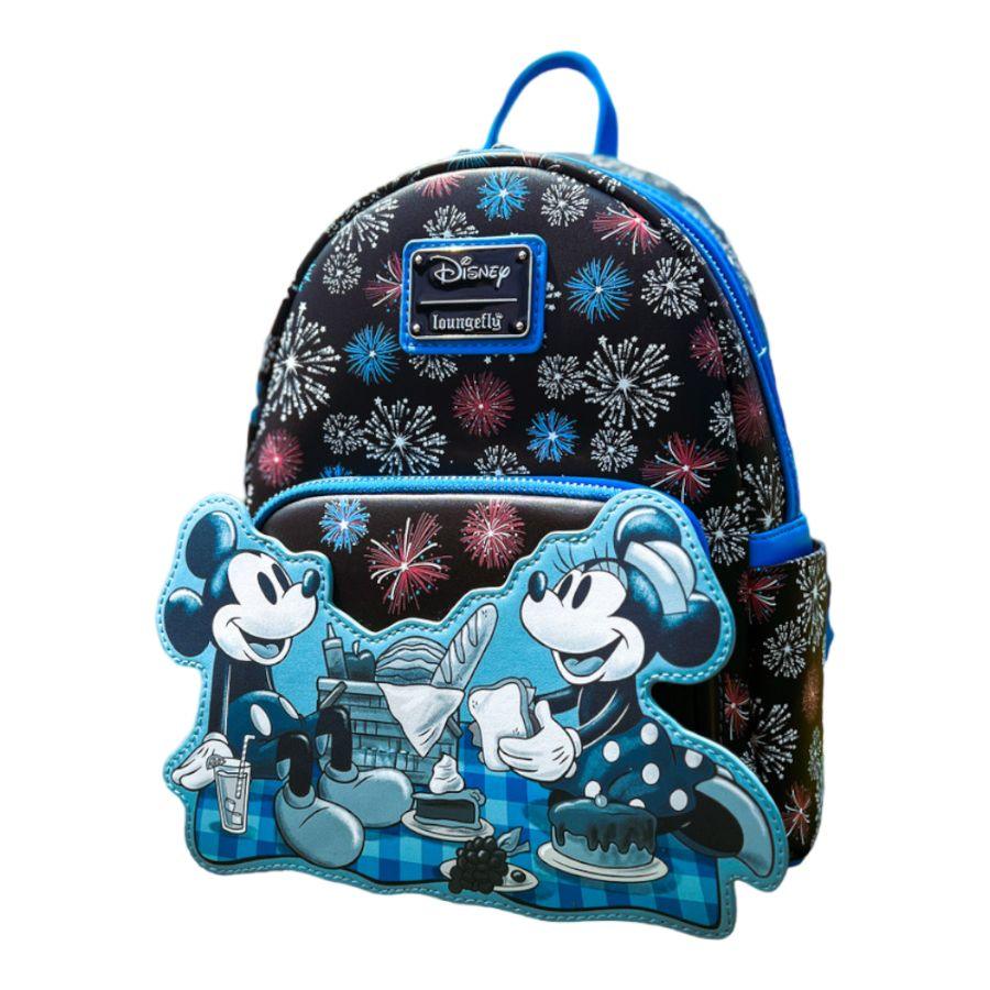 LOUWDBK3183 Disney - Mickey & Minnie Summer Picnic US Exclusive Mini Backpack [RS] - Loungefly - Titan Pop Culture