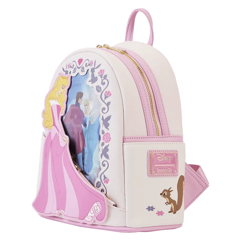 LOUWDBK3210 Sleeping Beauty - Princess Lenticular Mini Backpack - Loungefly - Titan Pop Culture