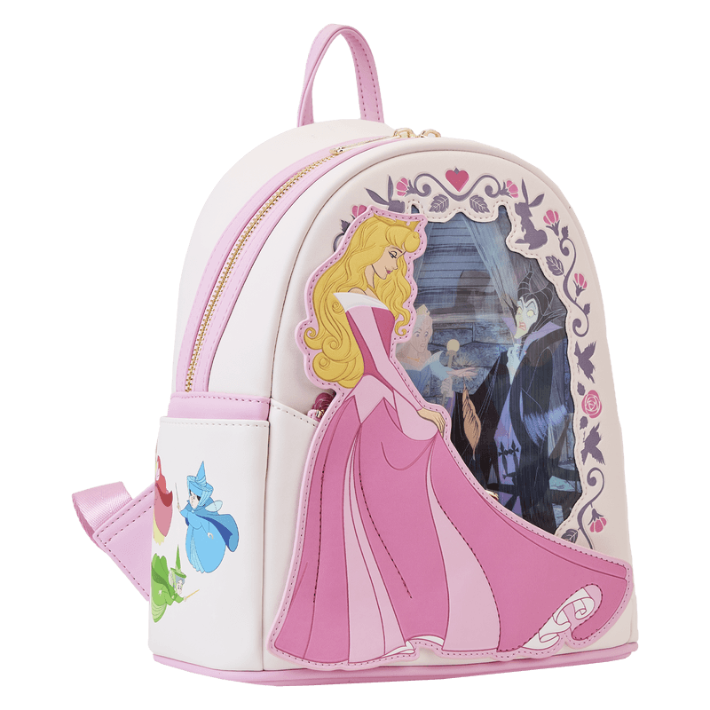 LOUWDBK3210 Sleeping Beauty - Princess Lenticular Mini Backpack - Loungefly - Titan Pop Culture