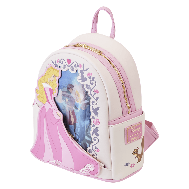 LOUWDBK3210 Sleeping Beauty - Princess Lenticular Mini Backpack - Loungefly - Titan Pop Culture