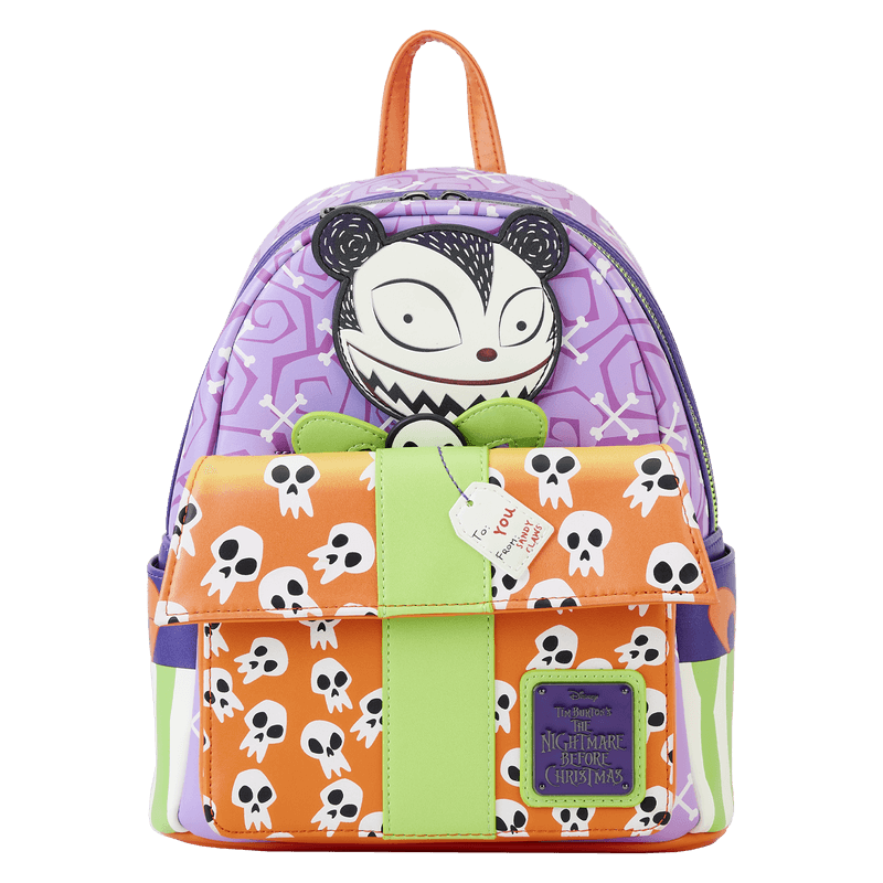 LOUWDBK3280 The Nightmare Before Christmas - Scary Teddy Present Mini Backpack - Loungefly - Titan Pop Culture