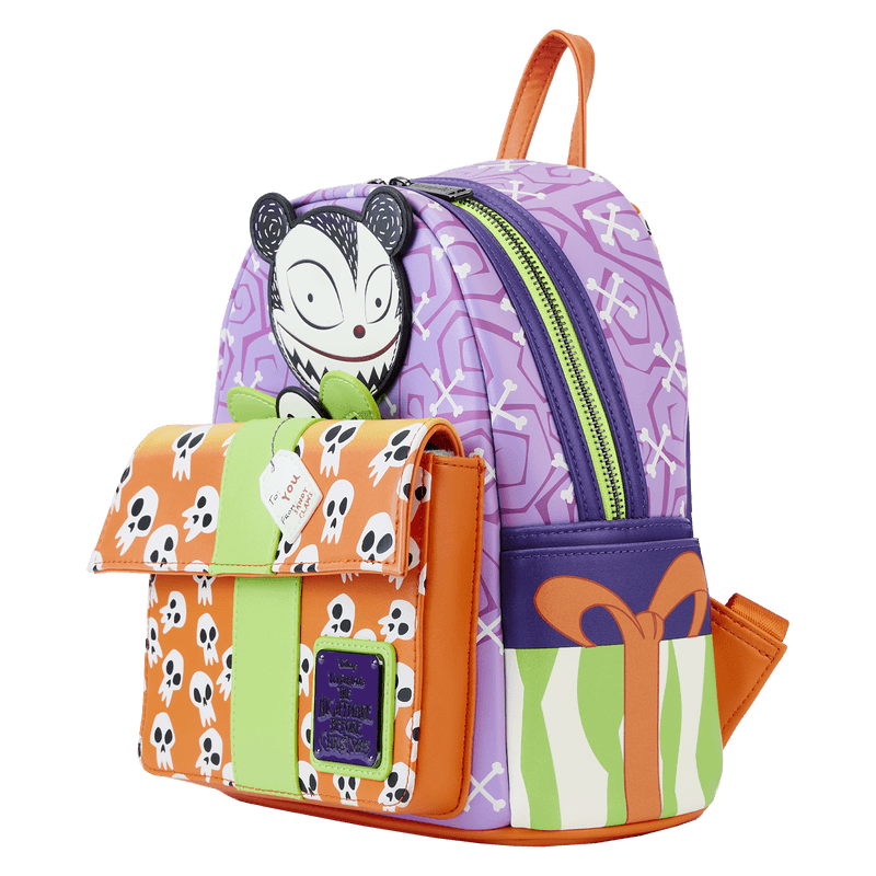 LOUWDBK3280 The Nightmare Before Christmas - Scary Teddy Present Mini Backpack - Loungefly - Titan Pop Culture