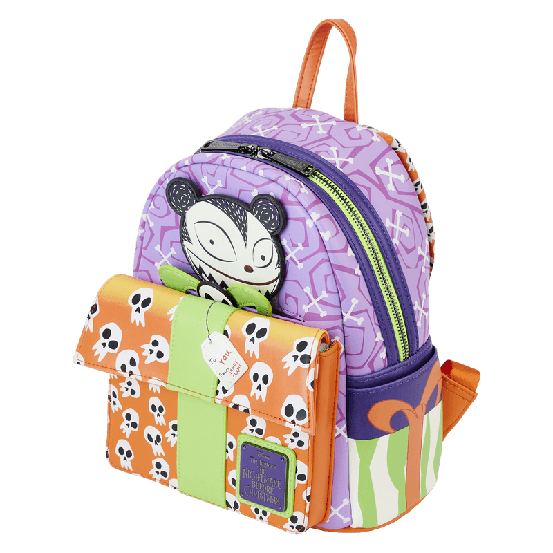 LOUWDBK3280 The Nightmare Before Christmas - Scary Teddy Present Mini Backpack - Loungefly - Titan Pop Culture