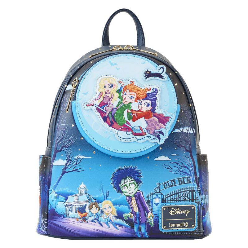 LOUWDBK3281 Hocus Pocus - Poster Glow Mini Backpack - Loungefly - Titan Pop Culture