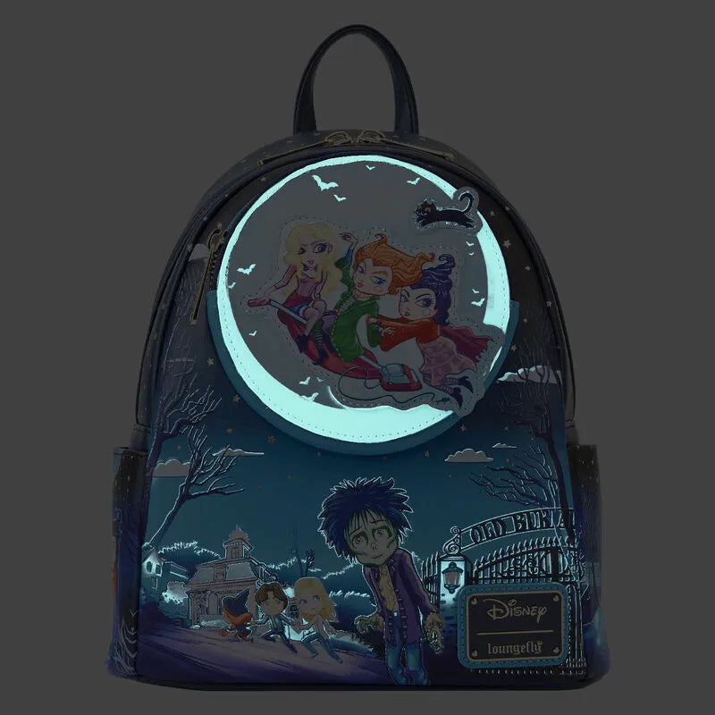 LOUWDBK3281 Hocus Pocus - Poster Glow Mini Backpack - Loungefly - Titan Pop Culture