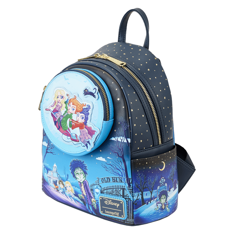 LOUWDBK3281 Hocus Pocus - Poster Glow Mini Backpack - Loungefly - Titan Pop Culture