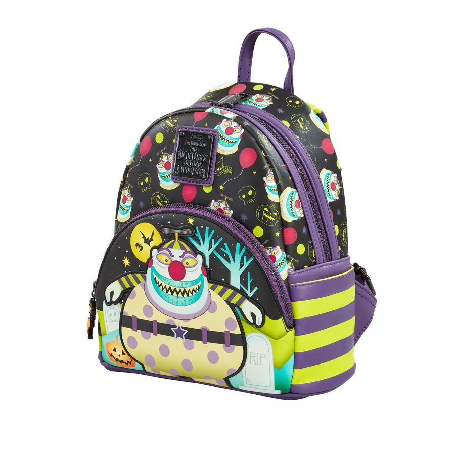 LOUWDBK3342 The Nightmare Before Christmas - Clown US Exclusive Mini Backpack [RS] - Loungefly - Titan Pop Culture