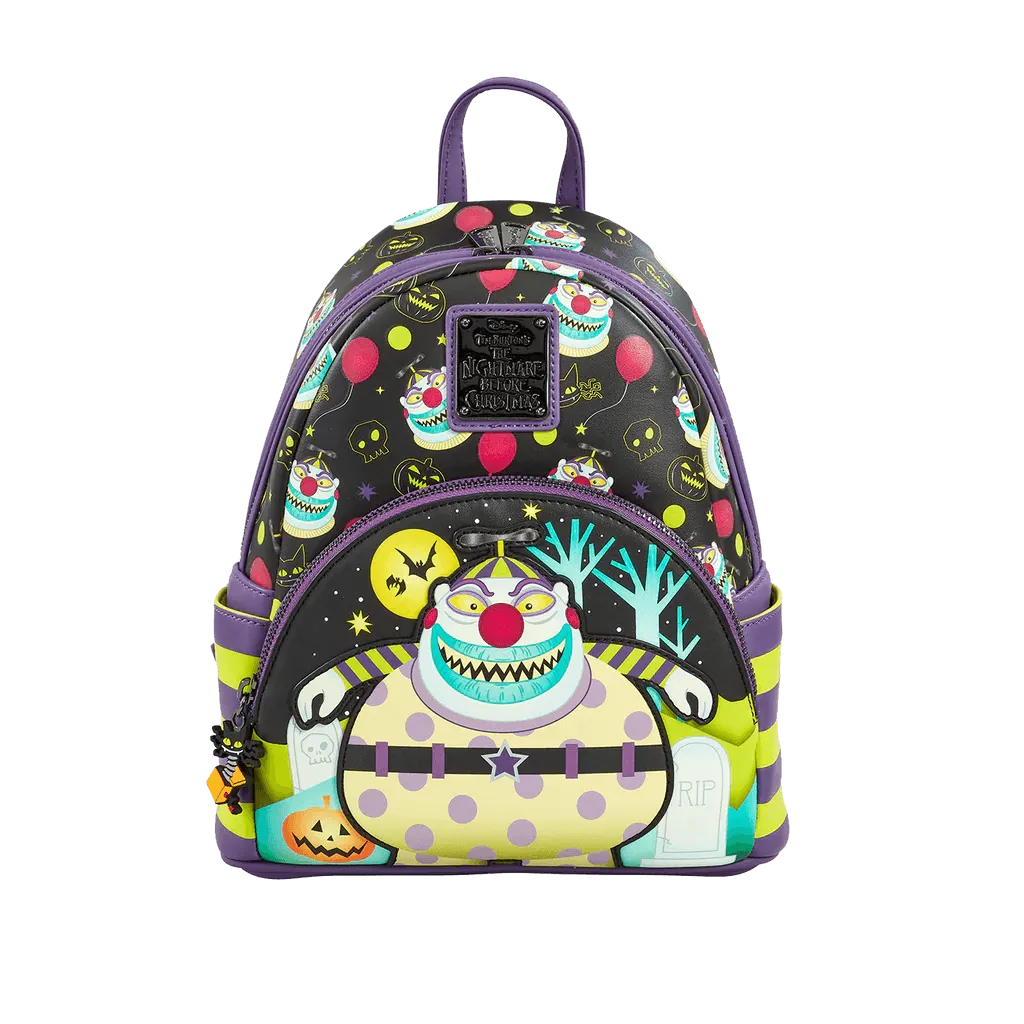 LOUWDBK3342 The Nightmare Before Christmas - Clown US Exclusive Mini Backpack [RS] - Loungefly - Titan Pop Culture