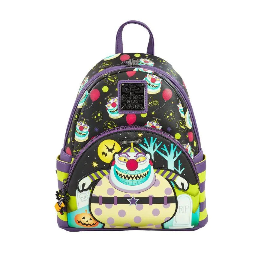 LOUWDBK3342 The Nightmare Before Christmas - Clown US Exclusive Mini Backpack [RS] - Loungefly - Titan Pop Culture