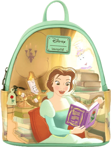 LOUWDBK3367 Beauty and the Beast (1991) - Belle Library US Exclusive Mini Backpack [RS] - Loungefly - Titan Pop Culture
