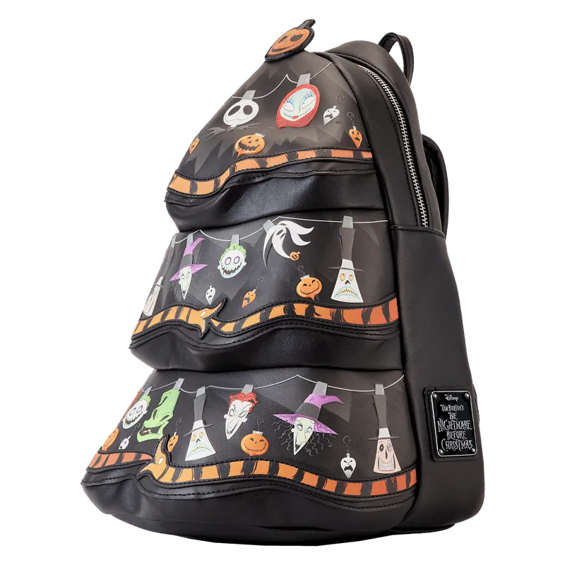 LOUWDBK3372 The Nightmare Before Christmas - Tree String Lights Glow Mini Backpack - Loungefly - Titan Pop Culture