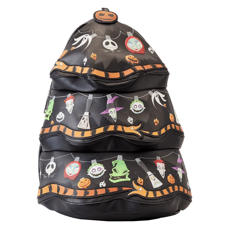 LOUWDBK3372 The Nightmare Before Christmas - Tree String Lights Glow Mini Backpack - Loungefly - Titan Pop Culture