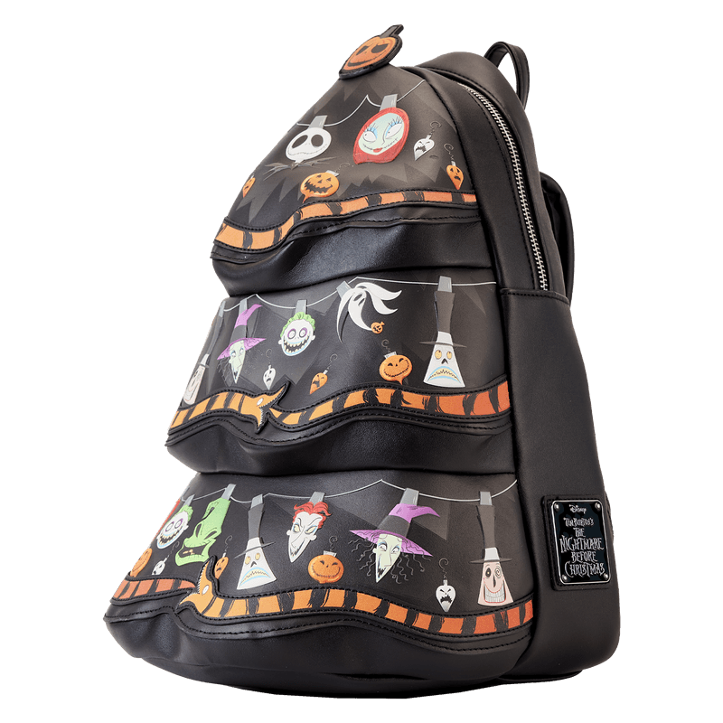 LOUWDBK3372 The Nightmare Before Christmas - Tree String Lights Glow Mini Backpack - Loungefly - Titan Pop Culture