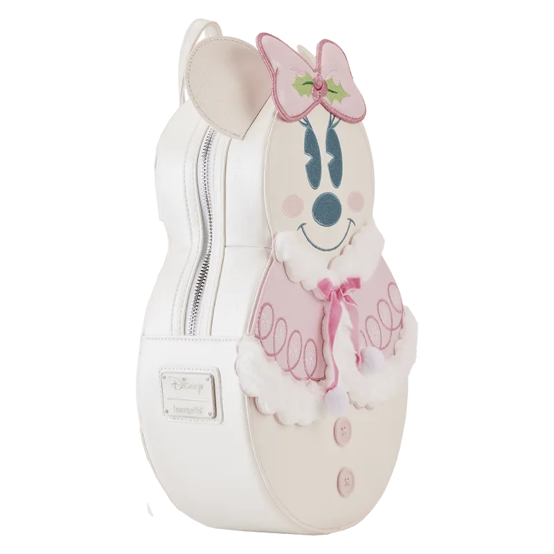 LOUWDBK3374 Disney - Minnie Mouse Pastel Snowman Mini Backpack - Loungefly - Titan Pop Culture