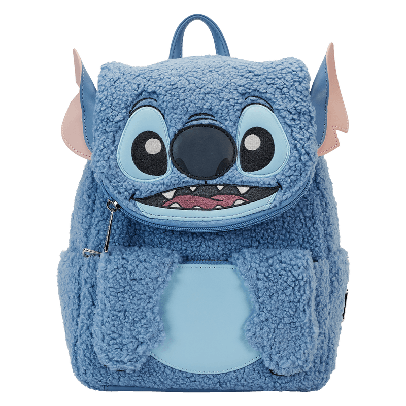 LOUWDBK3401 Lilo & Stitch - Plush Sherpa Cosplay Mini Backpack - Loungefly - Titan Pop Culture