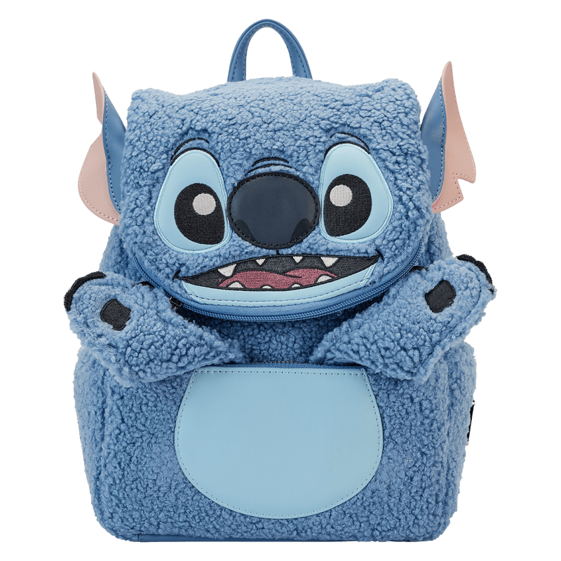 LOUWDBK3401 Lilo & Stitch - Plush Sherpa Cosplay Mini Backpack - Loungefly - Titan Pop Culture