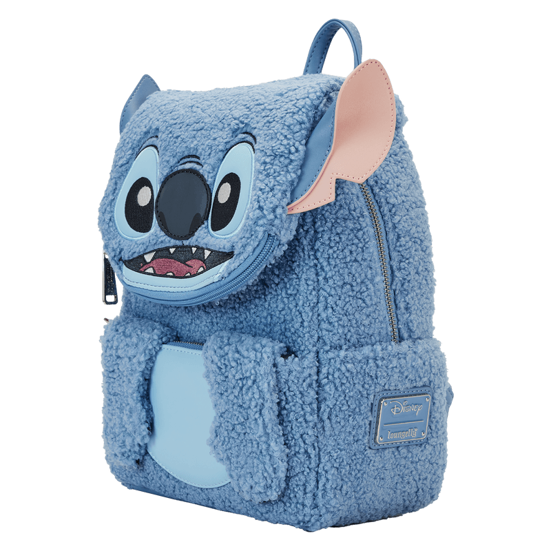 LOUWDBK3401 Lilo & Stitch - Plush Sherpa Cosplay Mini Backpack - Loungefly - Titan Pop Culture