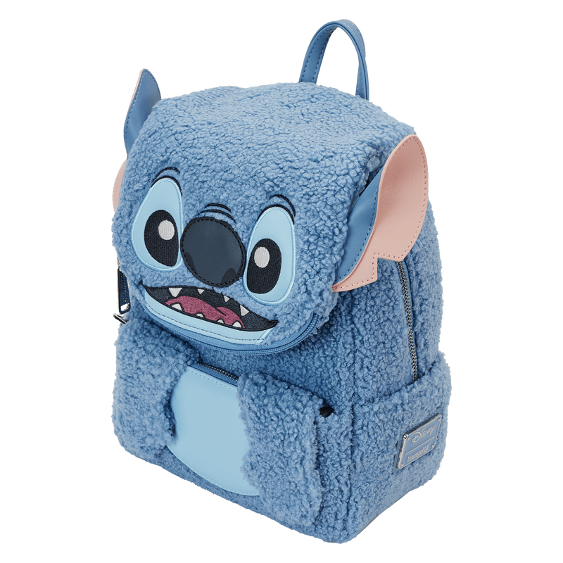 LOUWDBK3401 Lilo & Stitch - Plush Sherpa Cosplay Mini Backpack - Loungefly - Titan Pop Culture