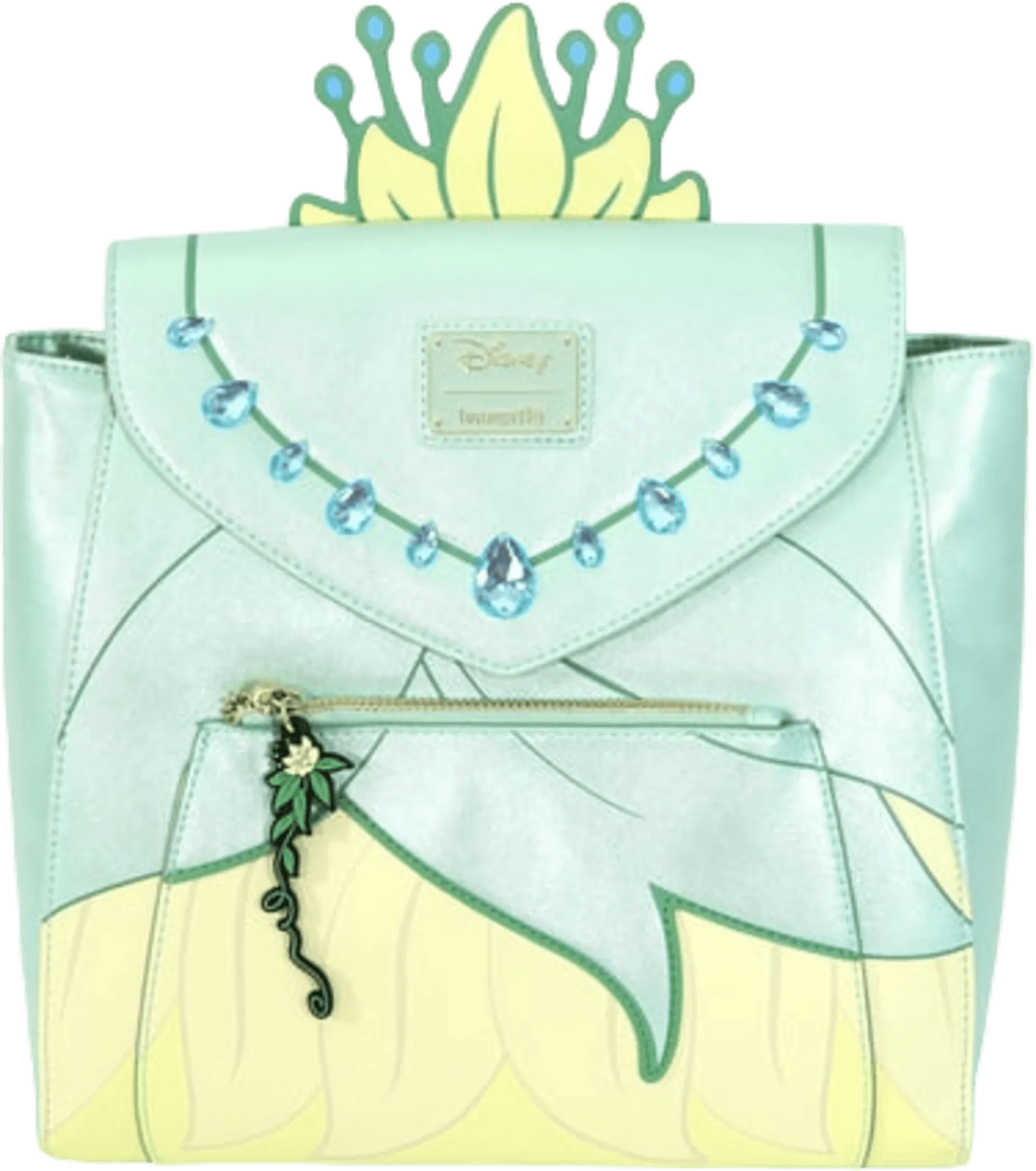 LOUWDBK3402 Disney - Tiana's Green Dress US Exclusive Mini Backpack [RS] - Loungefly - Titan Pop Culture