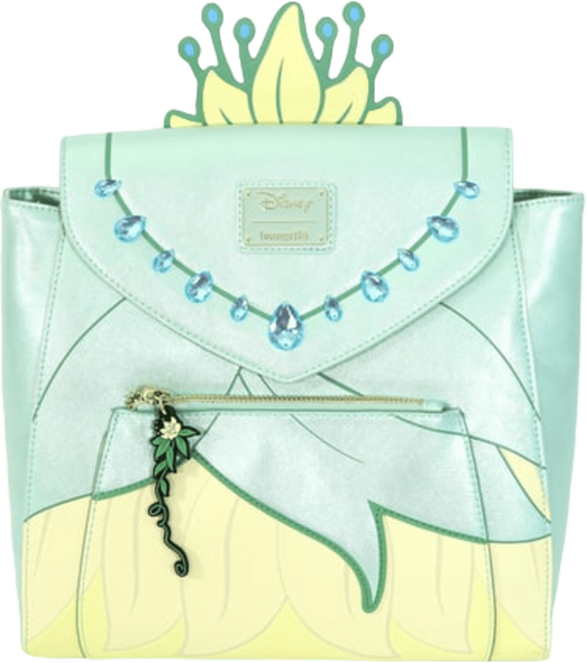 Disney - Tiana's Green Dress US Exclusive Mini Backpack [RS] Backpack by Loungefly | Titan Pop Culture