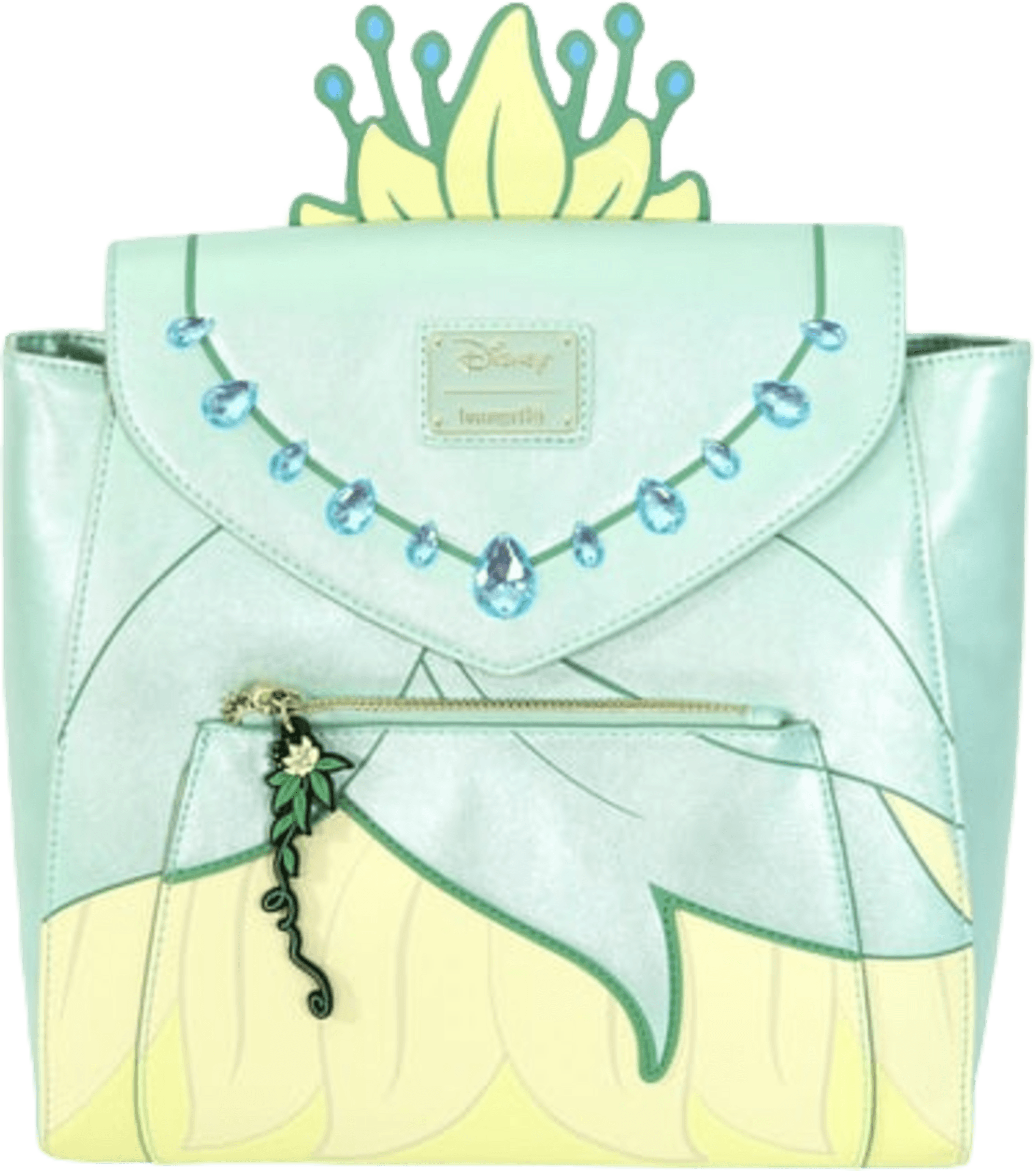 LOUWDBK3402 Disney - Tiana's Green Dress US Exclusive Mini Backpack [RS] - Loungefly - Titan Pop Culture