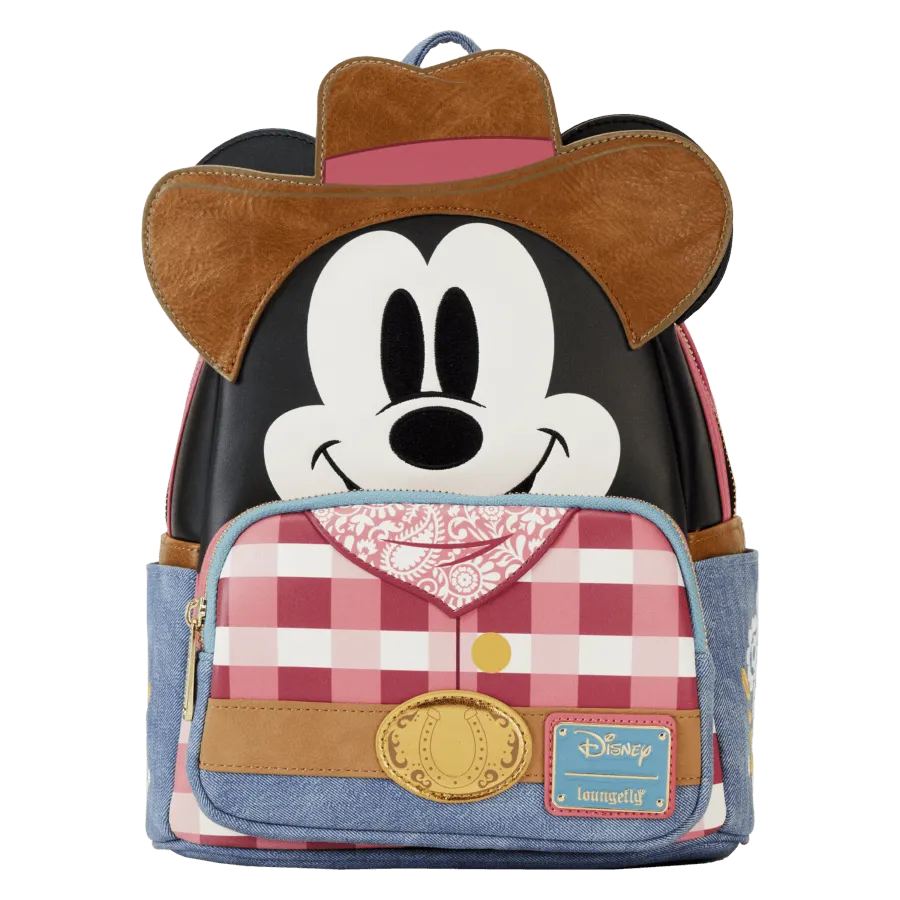 LOUWDBK3526 Disney - Western Mickey Cosplay Mini Backpack - Loungefly - Titan Pop Culture