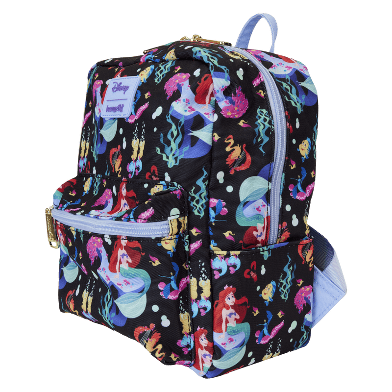 LOUWDBK3589 The Little Mermaid (1989) 35th Anniversary - Life Is The Bubbles Nylon Backpack - Loungefly - Titan Pop Culture