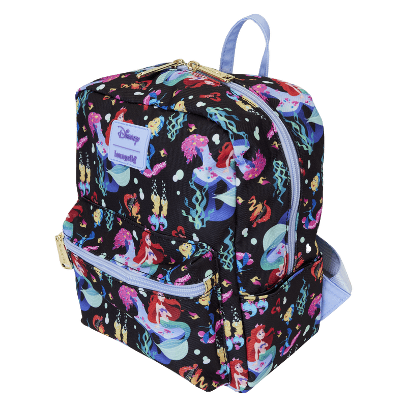 LOUWDBK3589 The Little Mermaid (1989) 35th Anniversary - Life Is The Bubbles Nylon Backpack - Loungefly - Titan Pop Culture