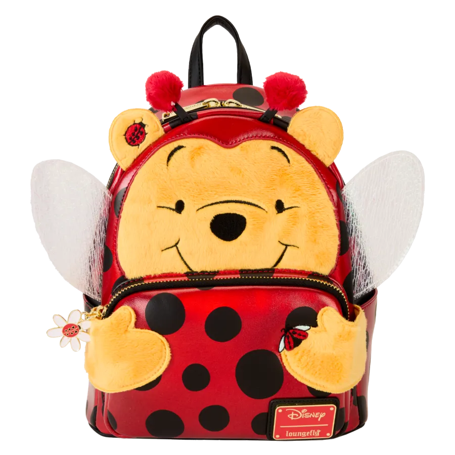 LOUWDBK3741 Winnie The Pooh - Winnie The Pooh Ladybug Cosplay Mini Backpack - Loungefly - Titan Pop Culture