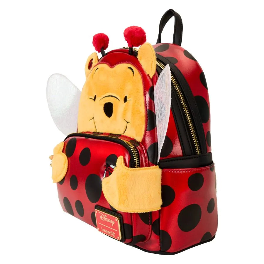 LOUWDBK3741 Winnie The Pooh - Winnie The Pooh Ladybug Cosplay Mini Backpack - Loungefly - Titan Pop Culture