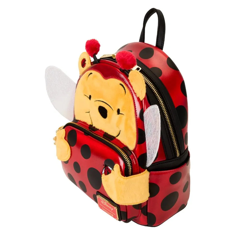 LOUWDBK3741 Winnie The Pooh - Winnie The Pooh Ladybug Cosplay Mini Backpack - Loungefly - Titan Pop Culture