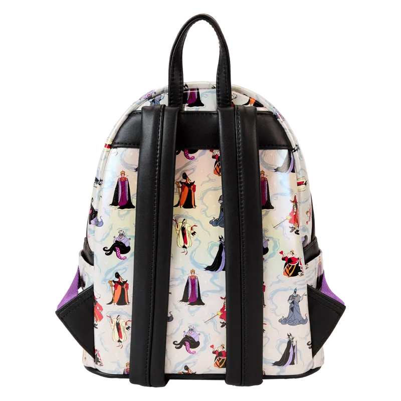 LOUWDBK3824 Disney Villains - Iridescent Mini Backpack - Loungefly - Titan Pop Culture