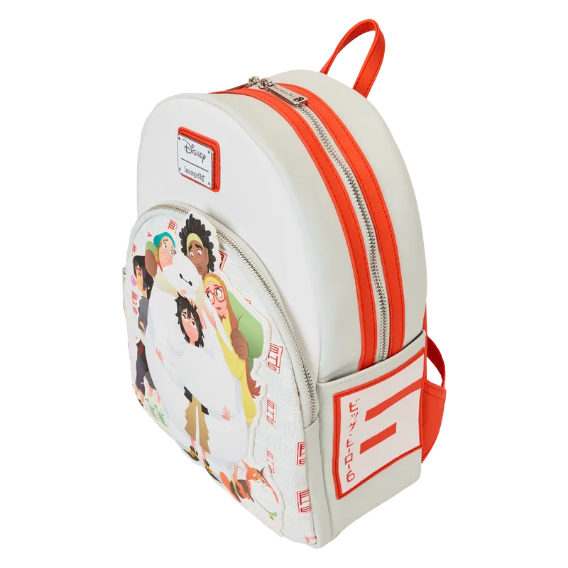 LOUWDBK3842 Big Hero 6 - 10th Anniversary Baymax Gang Mini Backpack - Loungefly - Titan Pop Culture