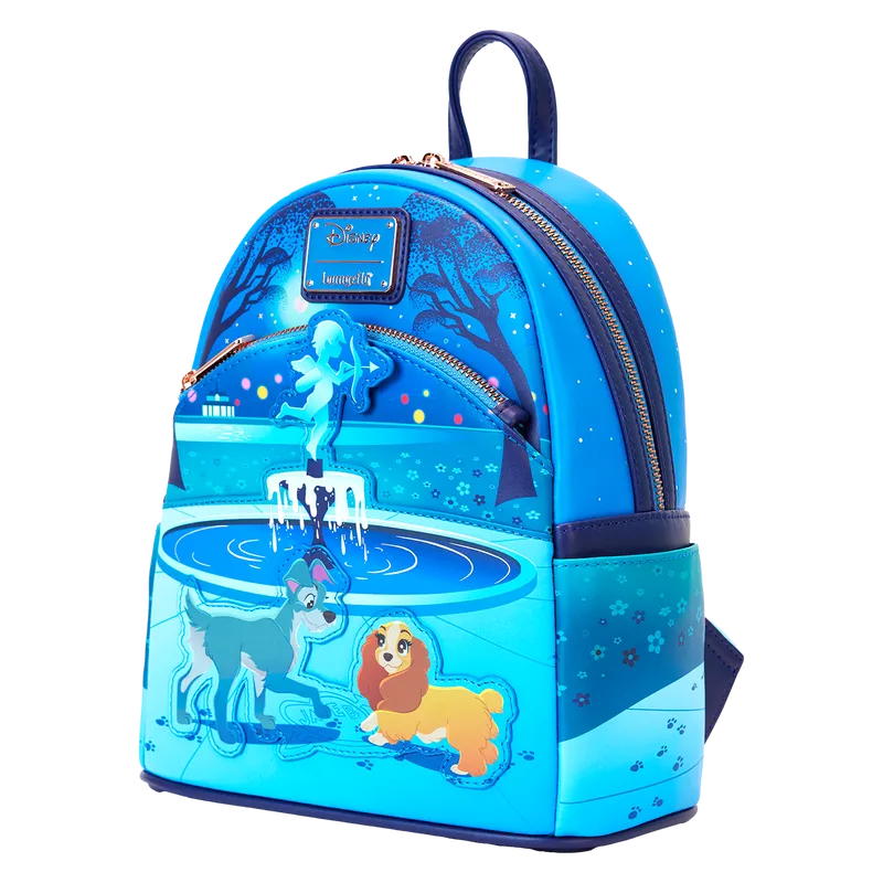 LOUWDBK3875 Lady & The Tramp - 70th Anniversary Mini Backpack - Loungefly - Titan Pop Culture